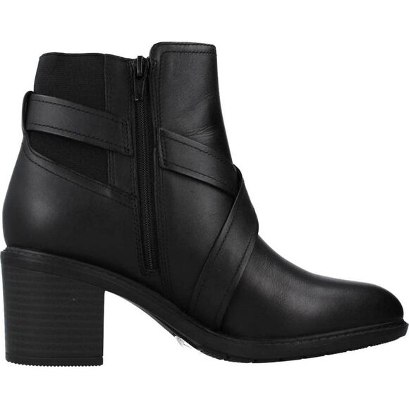 Clark Leather Black Scene Ankle Strap Zip Boot 9.5 - Picture 3 of 4